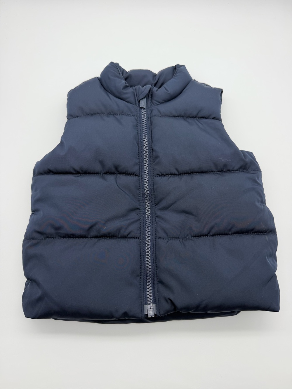 Old Navy Little Kids Blue Quilted Water Resistant Puffer Vest Size 12-18 M
